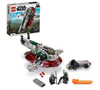 LEGO Star Wars Boba Fett’s Starship 75312 Fun Toy Building Kit; Awesome Gift Idea for Kids; New 2021 (593 Pieces), Multicolor, Standard