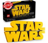 LEGO Star Wars: Brick-Built Star Wars Logo (75407) DIY Building Set Iconic 3D