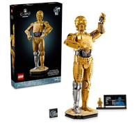 LEGO Star Wars C-3PO Buildable Droid Figure, Build and Display Model with C-3PO Minifigure, Star Wars Collectible for Home or Office Décor, Nostalgic Gift Idea for Adults, Fans or Collectors, 75398