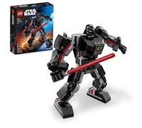 LEGO Star Wars Darth Vader Mech 75368 Buildable Star Wars Action Figure, This Collectible Star Wars Toy for Kids Ages 6 and Up Features an Opening Cockpit, Buildable Lightsaber and 1 Minifigure