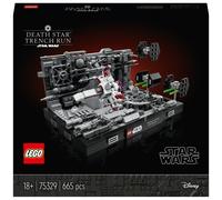 LEGO Star Wars Death Star Trench Run Diorama 75329 Creative Building Kit for Adults; Collectible Brick-Built Scene for Display; Fun or Birthday Present for Fans (665 Pieces)