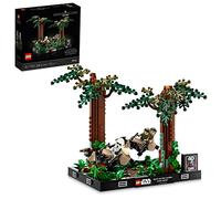 LEGO Star Wars Endor Speeder Chase Diorama Set for Adults, with Luke Skywalker, Princess Leia & Scout Trooper Minifigures, Return of the Jedi Collectible Model, Gift for Men & Women 75353