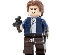 LEGO Star Wars: Han Solo Minifigure with Wavy Hair and Twin Pistols - from Slave One 20th Anniversary Set (75243)