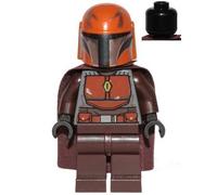 LEGO Star Wars Mandalorian Tribe Warrior Dark Orange Helmet Minifigure from 75267 (Bagged)