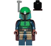 LEGO Star Wars Mandalorian Tribe Warrior Green Helmet Minifigure from 75267 (Bagged)