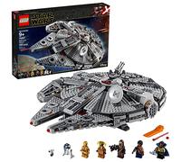 LEGO Star Wars Millennium Falcon 75257 Building Set - Starship Model with Finn, Chewbacca, Lando Calrissian, Boolio, C-3PO, R2-D2, and D-O Minifigures, The Rise of Skywalker Movie Collection