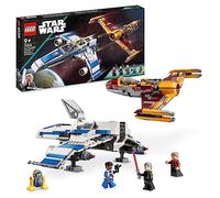 LEGO Star Wars New Republic E-Wing vs. Shin Hati’s Starfighter, Ahsoka Series Set with 2 Toy Vehicles, Droid Figure, 4 Minifigures and 2 Lightsabers 75364