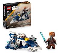LEGO Star Wars Plo Koon’s Jedi Starfighter Microfighter - 75400, with Minifigure & Lightsaber