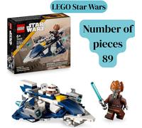 LEGO Star Wars Plo Koon's Jedi Starfighter Microfighter 75400 - 89 Pieces -