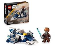 LEGO Star Wars Plo Koon's Jedi Starfighter Microfighter 75400 | Toys for 6+ Year Old Boys, Starship Model Kit, Minifigure with Lightsaber, 2 Stud Shooters, Gift Idea, 89 Pieces