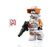 LEGO Star Wars Revenge of The Sith Minifigure - Clone Trooper Commander Cody, 212th Attack Battalion (Phase 2) with Visor and Blaster 75337