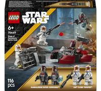 LEGO Star Wars Siege of Mandalore Battle Pack 75449 | Toys for 6+ Year Old Boys, 2 Mandalorians, 2 Clone Trooper Minifigures, Speeder Bike, Birthday Gift Idea, 116 Pieces