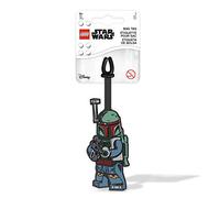 Lego Star Wars Silicone Travel Luggage ID Tag for Bag, Suitcase, Backpack, Instrument Case, and Golf Bag (Boba Fett)