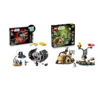 LEGO Star Wars SMART Bundle Darth Vader’s TIE Fighter All-In-One Set 75421 & Yoda’s Hut and Jedi Training Compatible Set 75422 - Interactive Toys - Gifts for 8+ Year Old Boys & Girls