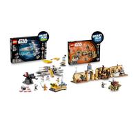 LEGO Star Wars SMART Play Bundle: Luke’s Red Five X-Wing All-In-One Set 75423 & Mos Eisley Cantina Compatible Set 75425 - Interactive Toys - Gifts for 8+ Year Old Boys & Girls
