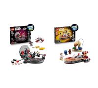 LEGO Star Wars SMART Play Bundle: Throne Room Duel & A-Wing All-In-One Set 75427 & Luke’s Landspeeder Compatible Set 75420 - Interactive Toys - Gifts for 9+ Year Old Boys & Girls