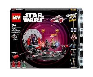 LEGO Star Wars SMART Play: Throne Room Duel & A-Wing 75427 | 2 SMART Bricks & Charger Included, All-in-One Set, 5 Tags, 3 Minifigures, Gift Idea for 9+ Year Old Boys & Girls, 962 Pieces