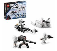 LEGO Star Wars Snowtrooper Battle Pack 75320 Toy Building Kit for Kids Aged 6 and Up; Features 4 Characters, a Buildable Imperial Hoth Speeder Bike, E-Web Heavy Repeating Blaster and More (105 Pieces)