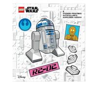 LEGO Star Wars Sticker - R2D2 (53762), 5 Stickers, 1 Sheet, for Water Bottle, Laptop, Notebook