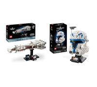LEGO Star Wars Tantive IV Set, Collectible 25th Anniversary Starship Model Kit & Star Wars Captain Rex Helmet Set, The Clone Wars Collectible for Adults, 2023 Series Model Collection, Memorabilia