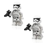 LEGO Star Wars The Force Awakens Minifigure - Pack of 2 First Order Stormtrooper with Blaster Guns