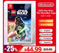 LEGO Star Wars The Skywalker Saga Nintendo Switch Game Deals 100% Official Original Physical Game Card for Switch OLED Lite Random Cover