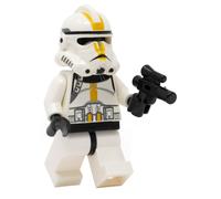 LEGO Star Wars: Yellow Ep 3 Clone Trooper Minifigure (Phase 2) with Bl