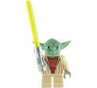 LEGO Star Wars: Yoda Minifigure with Green Lightsaber