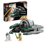 LEGO Star Wars Yoda's Jedi Starfighter Building Toy for Kids, Boys & Girls, The Clone Wars Vehicle Set with Master Yoda Minifigure, Lightsaber and Droid R2-D2 Figure 75360