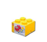Lego Storage Brick 4 Yellow