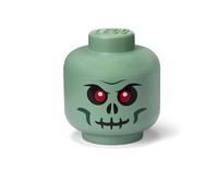 LEGO® Storage head (size L) - skeleton - green