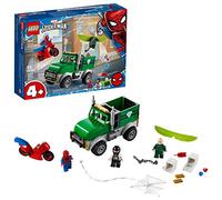 LEGO Super Heroes 76147 Marvel Spider-Man Vulture's Trucker Robbery Playset for Preschool Kids 4+ Year Old, Multi color