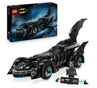 LEGO DC Batman: Batman Forever Batmobile Super Hero Toy, Bedroom Decor for Kids, Film Merch Play-and-Display Set with a Minifigure and Name Plaque, Gift for Boys and Girls 76304