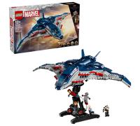 LEGO ǀ Marvel Avengers: Age of Ultron Quinjet, Kids’ Building Kit and Super Hero Gift, Film Collectible for Boys and Girls, with 5 Minifigures Including Iron Man, Black Widow and Hawkeye 76325