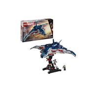 LEGO ǀ Marvel Avengers: Age of Ultron Quinjet, Kids’ Building Kit and Super Hero Gift, Film Collectible for Boys and Girls, with 5 Minifigures Including Iron Man, Black Widow and Hawkeye 76325