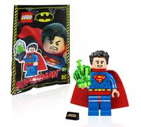 LEGO Super Heroes: Justice League Minifigure - Superman (Dark Red Cape/Red Eyes) 76096