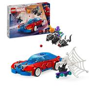 LEGO® Super Heroes Marvel Spider-Man Race Car & Venom Green Goblin 76279 Chase Action with Super Hero Minifigures and a Buildable Toy Vehicle, Kids’ Role-Play Toy for Boys and Girls Aged 7 and Over