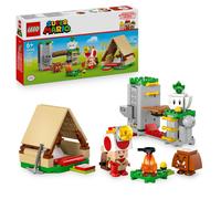 LEGO Super Mario Captain Toad's Camp - Interactive Toy with 3 Figures in Go