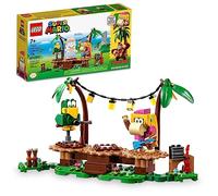 LEGO Super Mario Dixie Kong’s Jungle Jam Expansion Set 71421, Super Mario Gift Set for Boys and Girls Ages 7-9, Buildable Toy Game Featuring 2 Brick Built Super Mario Figures with Musical Accessories
