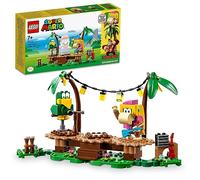 LEGO Super Mario Dixie Kong's Jungle Jam Expansion Set with Dixie Kong and Squawks the Parrot Figures, Buildable Toy to Combine with Starter Course 71421