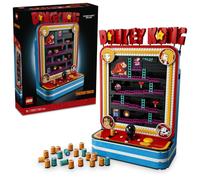 LEGO Super Mario Donkey Kong Arcade - Interactive 3D Model Kit for Adults incl. Joysticks & Barrels for Retro Room Decor - Collectible Gaming Merch - Gift Idea for Fans - 72051