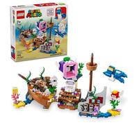 LEGO Super Mario Dorrie's Sunken Shipwreck Adventure Expansion Set, Super Mario Collectible Toy for Kids with Cheep Cheep, Cheep Chomp and Blooper Figures, Gift for Boys, Girls and Gamers, 71432