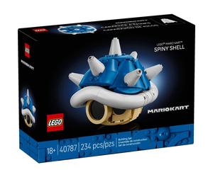 LEGO Super Mario Kart Spiny Shell 40787, Blue and White Collectible Display Model, 234 Pieces Building Set, 18+ Years, Gaming Fan Decor