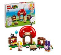 LEGO Super Mario Nabbit at Toad’s Shop Expansion Set, Collectible Toy for 6 Plus Year Old Boys, Girls & Kids, Creative Play with 2 Character figures Incl. Yellow Toad, Small Gift for Gamers 71429