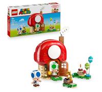 LEGO Super Mario Party at Toad's House Toy - Interactive Set with 2 Figures, a Kitchen, Bedroom & Picnic Table - Gamer Gift for 7+ Year Old Boys & Girls - 72041
