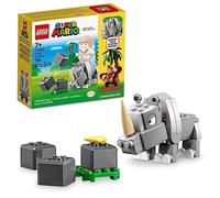 71420 Super Mario Rambi the Rhino Expansion Set, Buildable Animal Toy Figure, Small Gift to Combine with a Starter Course Game