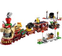 LEGO Super Mario The Bowser Express Train Toy, Adventure Playset for 9 Plus Year Old Boys & Girls, with 6 Character Figures In Hammer Bro and 2 Goombas, Creative Gift for Kids Gamers 71437