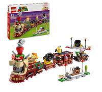 LEGO Super Mario The Bowser Express Train Toy, Adventure Playset for 9 Plus Year Old Boys & Girls, with 6 Character Figures In Hammer Bro and 2 Goombas, Creative Gift for Kids Gamers 71437