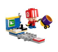 LEGO Super Mario Toad Pit Crew Building Set 30702, Mario Kart Workstation with Tools, 39 Pieces