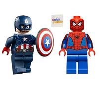 LEGO Superheroes Combo: Captain America with Mjolnir and Spider-Man with Printed Arms